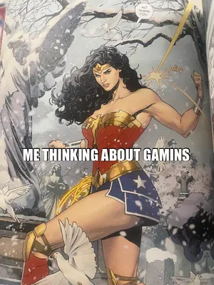 ME THINKING ABOUT GAMINS meme
