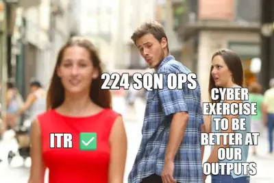 224 SQN OPS - CYBER EXERCISE TO BE BETTER AT OUR OUTPUTS - ITR ✅