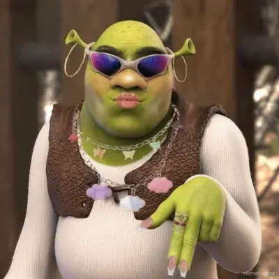 Girly Shrek meme