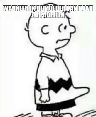 WANNEER IK DE MOEDER VAN NOAH ZIE PADELLEN meme