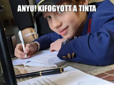 ANYU! KIFOGYOTT A TINTA meme