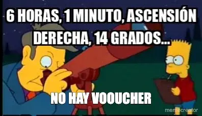 NO HAY VOOUCHER meme