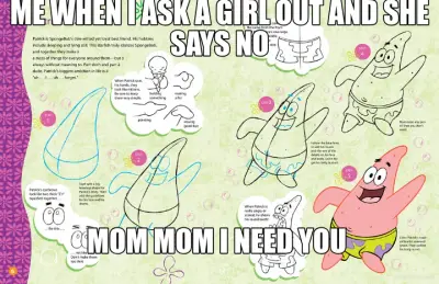 ME WHEN I ASK A GIRL OUT AND SHE SAYS NO - MOM MOM I NEED YOU meme