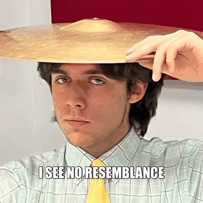 I SEE NO RESEMBLANCE meme