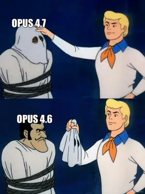 OPUS 4.7 - OPUS 4.6 meme