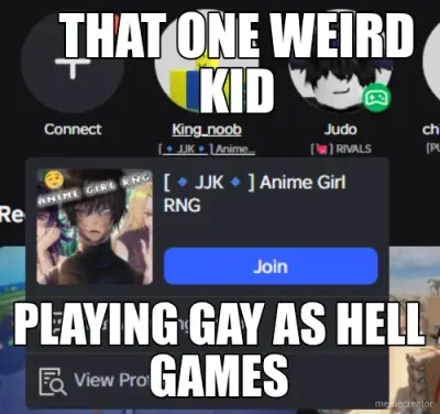 Weirdo meme