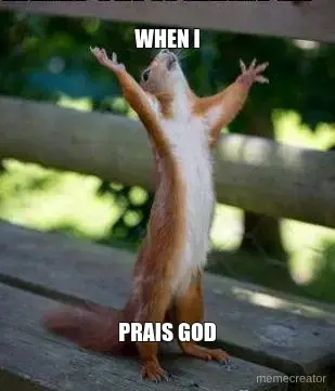 WHEN I - PRAIS GOD meme