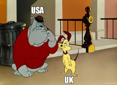 USA - UK meme