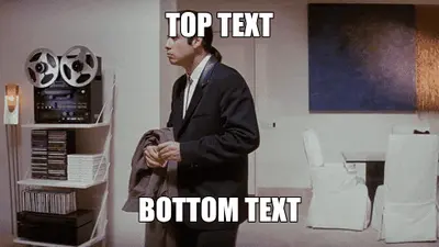 Confused Travolta meme meme
