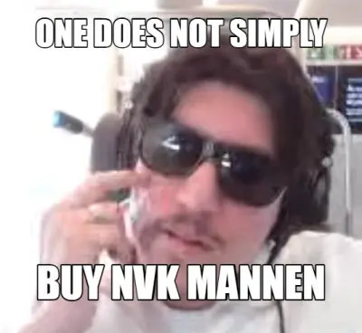 ONE DOES NOT SIMPLY - BUY NVK MANNEN meme