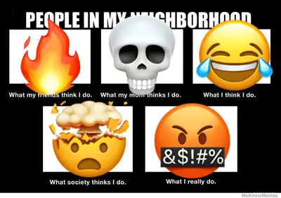 PEOPLE IN MY NEIGHBORHOOD meme