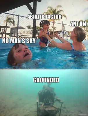 ANTON - GROUNDED - ABIOTIC FACTOR - NO MAN’S SKY meme