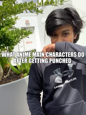 WHAT ANIME MAIN CHARACTERS DO AFTER GETTING PUNCHED