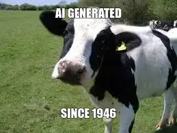 AI GENERATED - SINCE 1946 meme