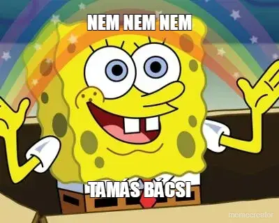 NEM NEM NEM - TAMÁS BÁCSI meme