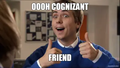 OOOH COGNIZANT - FRIEND meme