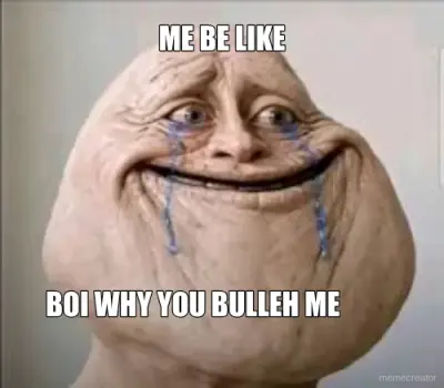 ME BE LIKE - BOI WHY YOU BULLEH ME meme