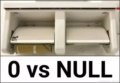 0 vs Null meme