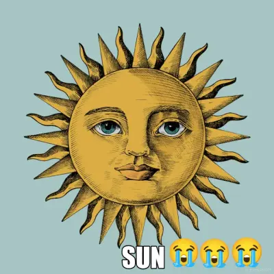 The sun meme