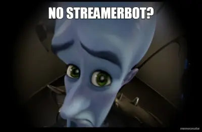 NO STREAMERBOT? meme