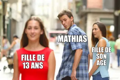 MATHIAS - FILLE DE SON AGE - FILLE DE 13 ANS