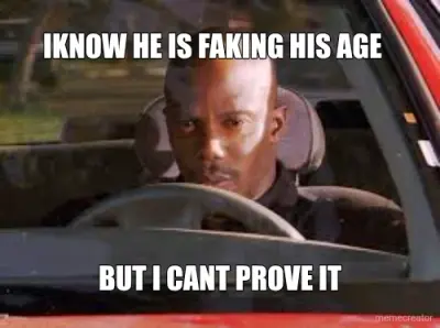 I know he is lying but meme