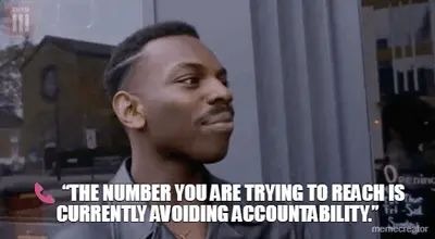 VXP AGENT AFTER CALLING FOR THE 17TH TIME: - 📞 “THE NUMBER YOU ARE TRYING TO REACH IS CURRENTLY AVO meme