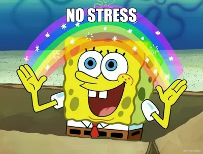 NO STRESS meme