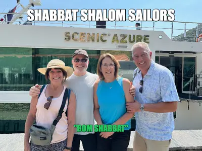 SHABBAT SHALOM SAILORS - "BOM SHABBAT" meme