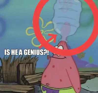 IS HE A GENIUS?! meme