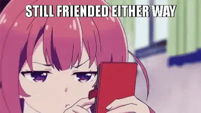 STILL FRIENDED EITHER WAY meme