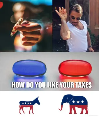 Federal taxes meme