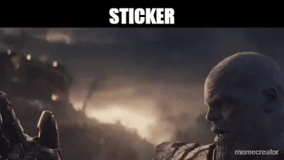 STICKER meme
