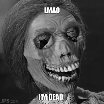 LMAO - I'M DEAD meme