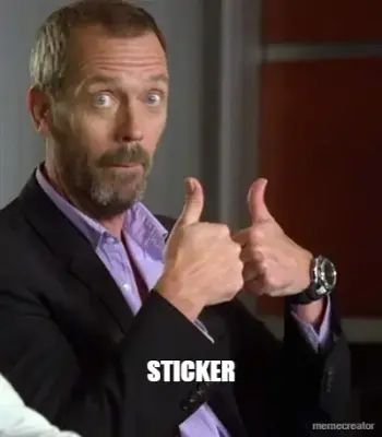 STICKER meme