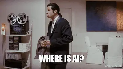 WHERE IS AI? meme