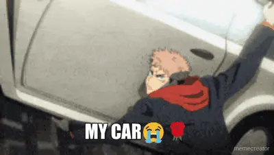 MY CAR😭🌹 meme