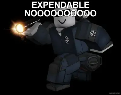 expendable b meme