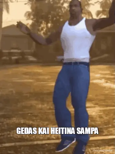 GEDAS KAI HEITINA SAMPA meme