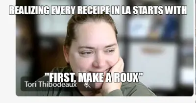 REALIZING EVERY RECEIPE IN LA STARTS WITH - 