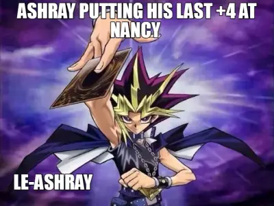ASHRAY PUTTING HIS LAST +4 AT NANCY  — LE-ASHRAY meme