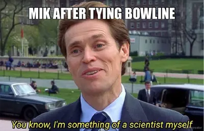 MIK AFTER TYING BOWLINE