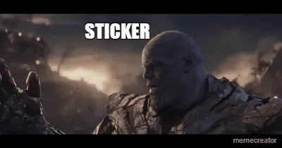 STICKER meme