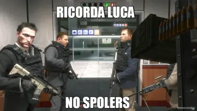 NO SPOLERS - RICORDA LUCA meme