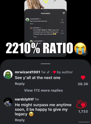 2210% RATIO😭 meme