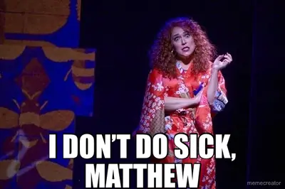 - I DON’T DO SICK, MATTHEW meme