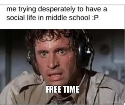 M - FREE TIME meme