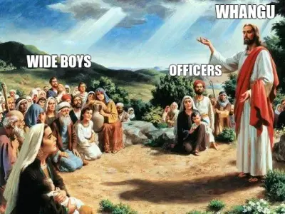 WHANGU - WIDE BOYS - OFFICERS meme