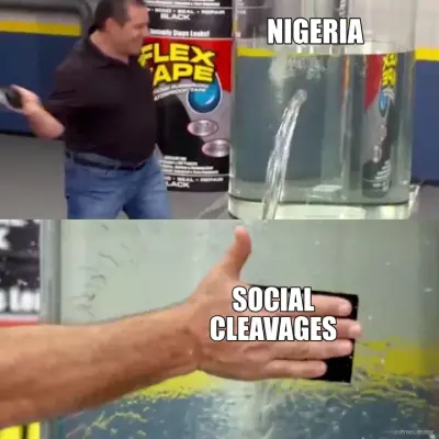 NIGERIA - SOCIAL
CLEAVAGES meme