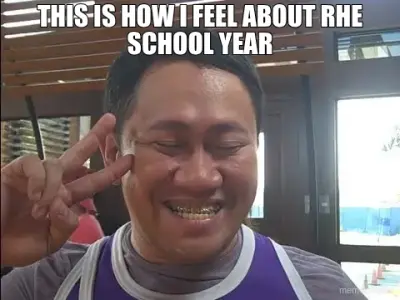 THIS IS HOW I FEEL ABOUT RHE SCHOOL YEAR meme